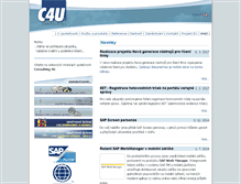 Tablet Screenshot of c4u.cz